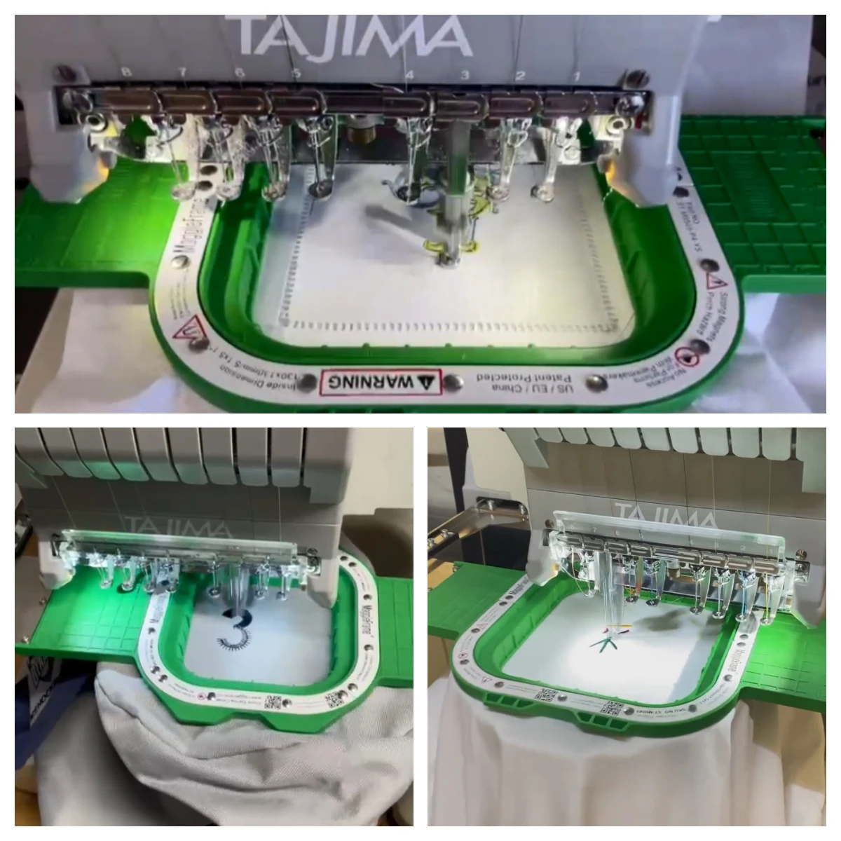 

MaggieFrame MightyHoop Магнитный пяль для вышивания для вышивальной машины Tajima Juki SAI MDP-S0801C HoopMaster