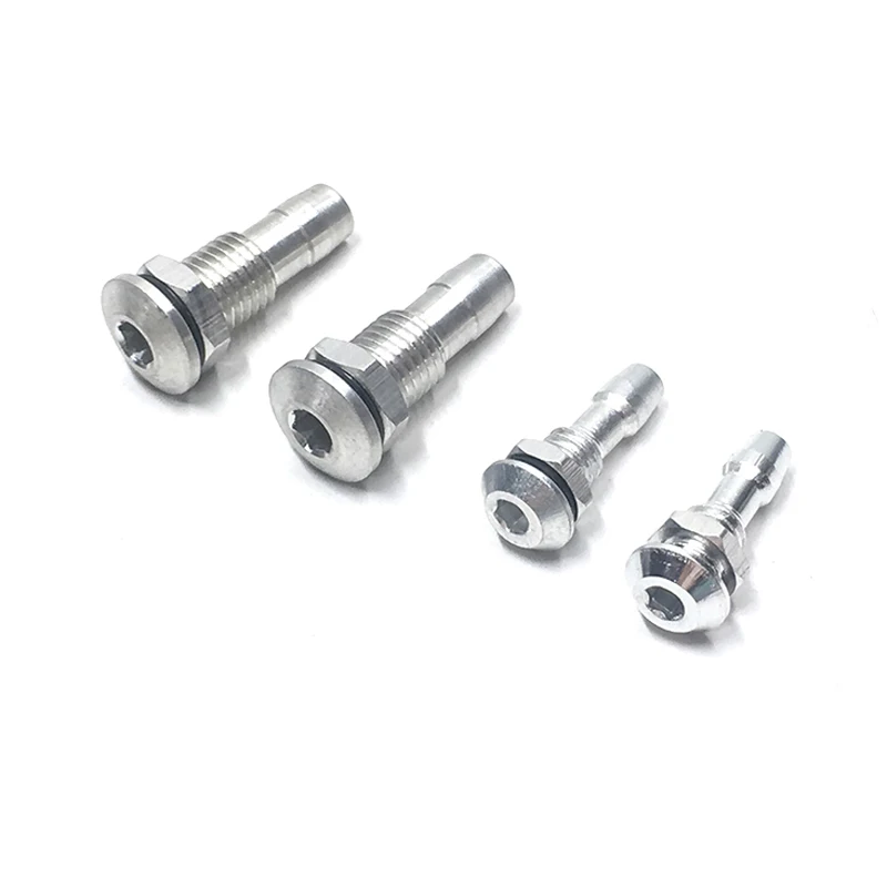 

10PCS M6/M8 Aluminum Alloy Water Outlet Nozzle Water-cooled Drain Nozzles Replacement Parts for RC Ship Models DIY Modification