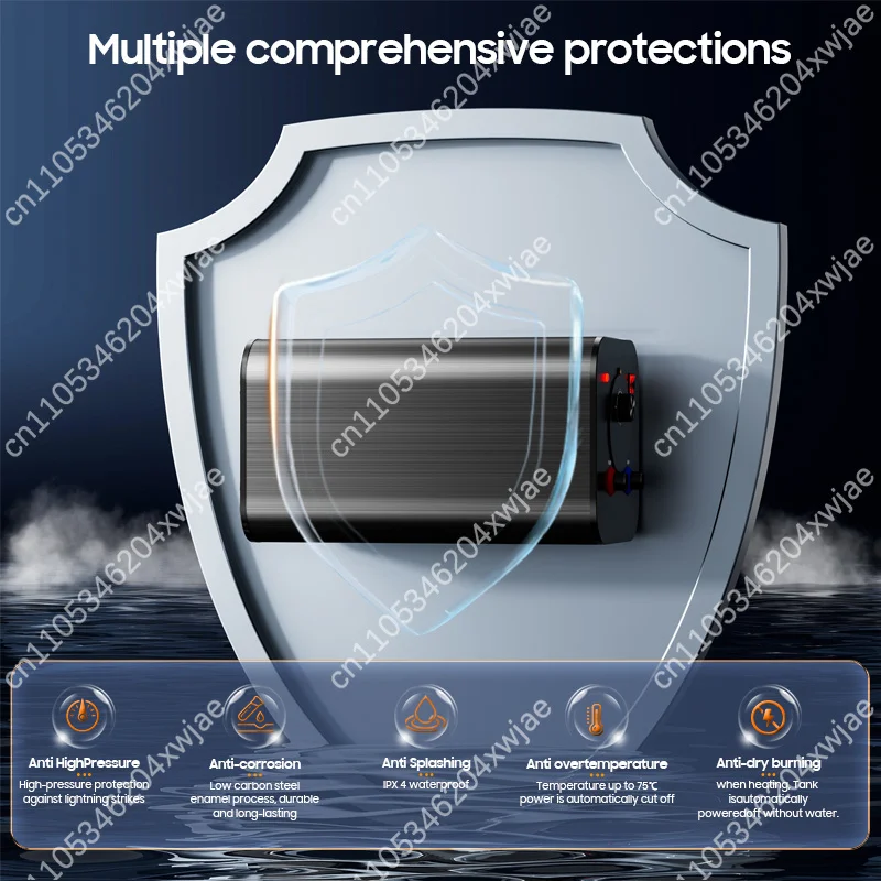 

Dual Voltage Water Heater 12V-240V 10-30L Stainless Steel Tank Fast Heating for Vehicle Home Use