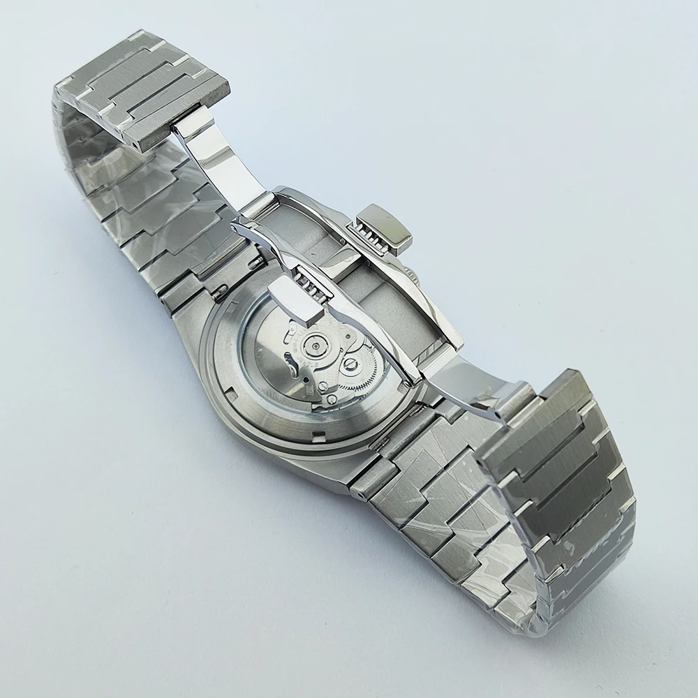 40mm Watch nh35 Watch Sapphire Glass Stainless Steel Case Customable Men's Watch Mechanical Movement No Logo Watch Waterproof