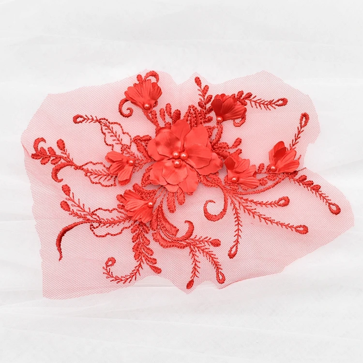 T peal frisado flor strass remendo apliques de roupa cristal strass apliques costurar em remendos para roupas para vestiário