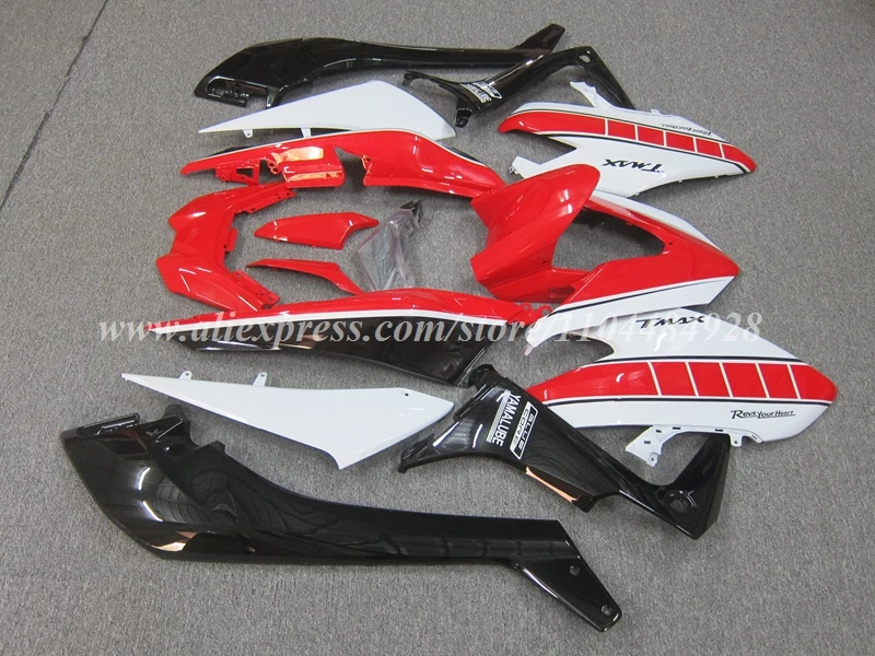New ABS Motorcycle Fairings Kit Fit For YAMAHA T-Max 530 2017 2018 17 18 Bodywork Set Custom White Black Red