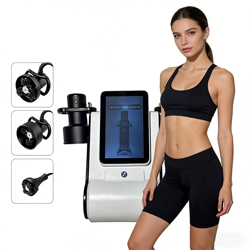 

New 3 In 1 Vibrating Rolling Massager With 3 Handles Suitable For Including Spot Removal Acne Treatment Body Shaping Lifting