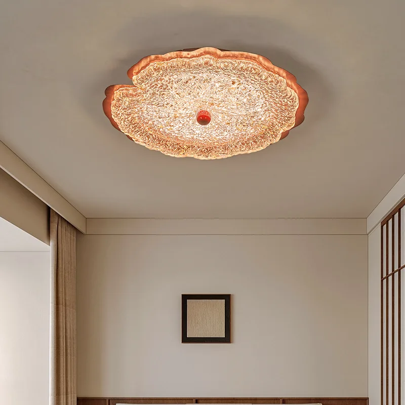 Pétalo francés, luz medieval para dormitorio, protección ocular de espectro completo, estudio retro, lujo ligero romántico de alta gama, luz de techo