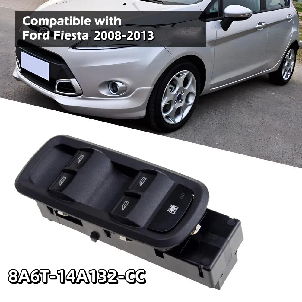 8A6T-14A132-CC مفتاح التحكم الرئيسي في نافذة السيارة لفورد فييستا 2008-2013 8A6T14A132CC رافع للزجاج التحكم اكسسوارات السيارات
