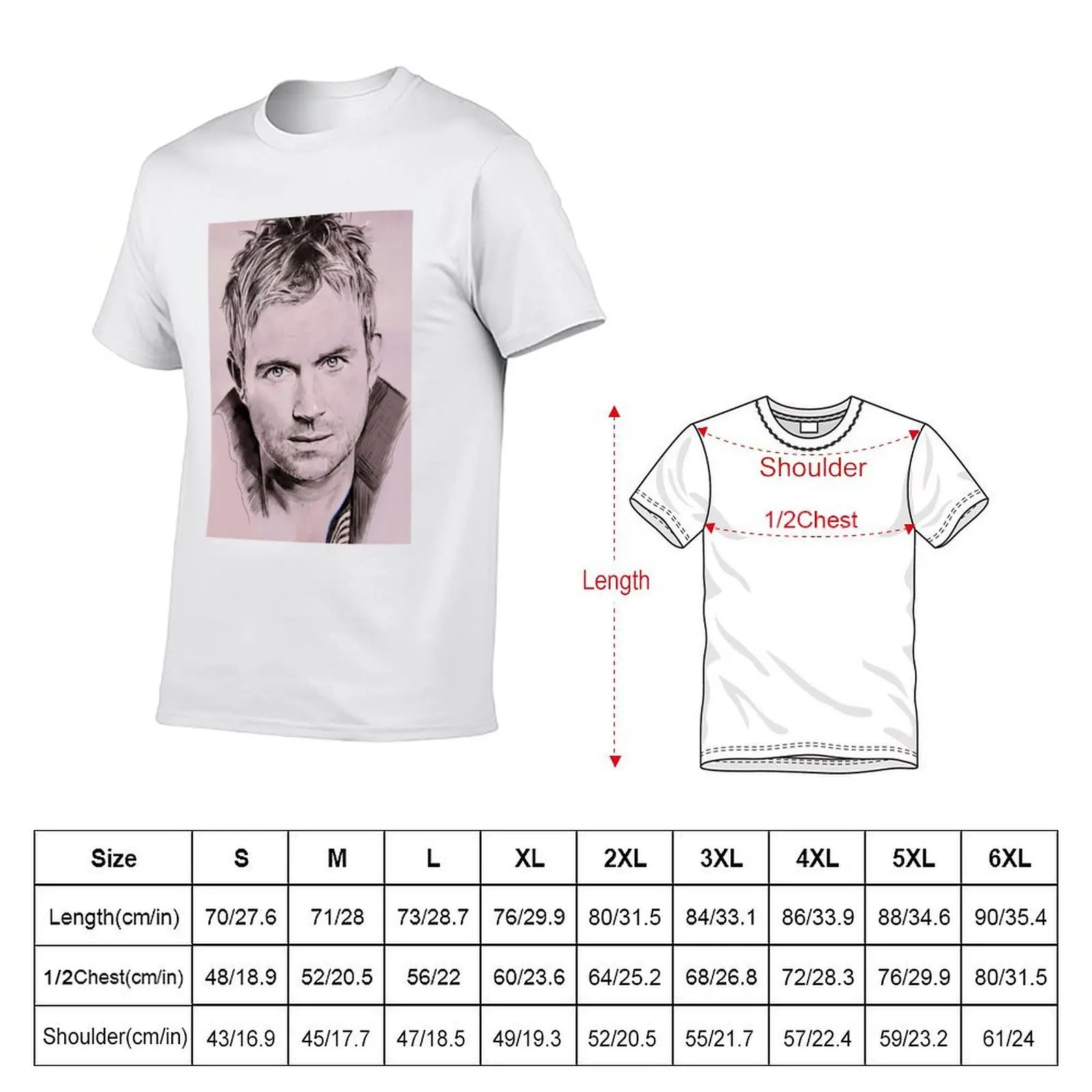 Damon Albarn T-Shirt Plus Size Gym Sports T-Shirt
