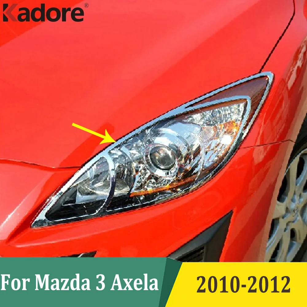 

Хромированная крышка передней фары для Mazda 3 M3 Axela 2010 2011 2012