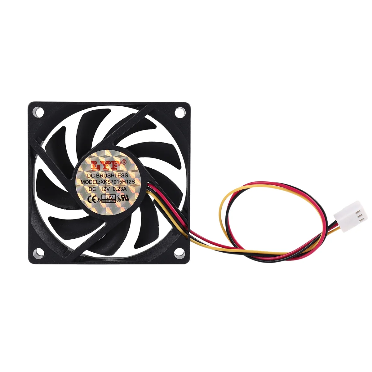 

Internal 12V 3 Pin CPU Fan Cooler Fan for PC 70x70x15mm