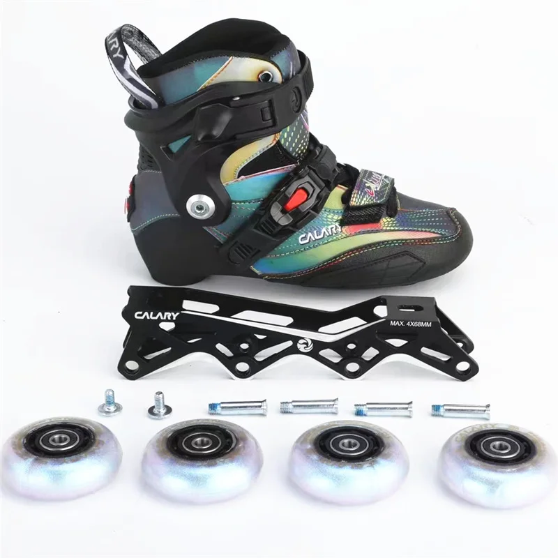 COOL Slide Skates Shoes for Street Road Adults Inline Skates Patins Asphalt Concrete Ground Male Female Brake Drift Shift 90A