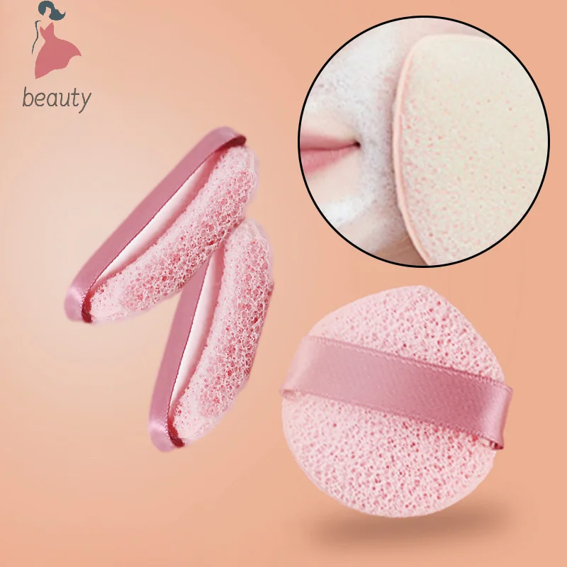 Mini Exfoliating Face Wash Cleansing Puff Flutter Sponge Deep Remover To Black Headband Cosmetic Sponges Facial Clean Tool