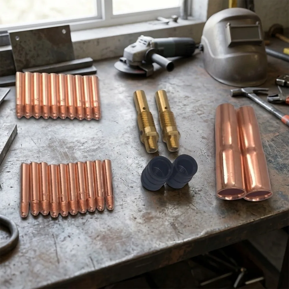 FOR Lincoln For Magnum 200 250 For MIG Replacement Kit Containing Nozzles Diffusers Adapters and Tips 22 50 52 32