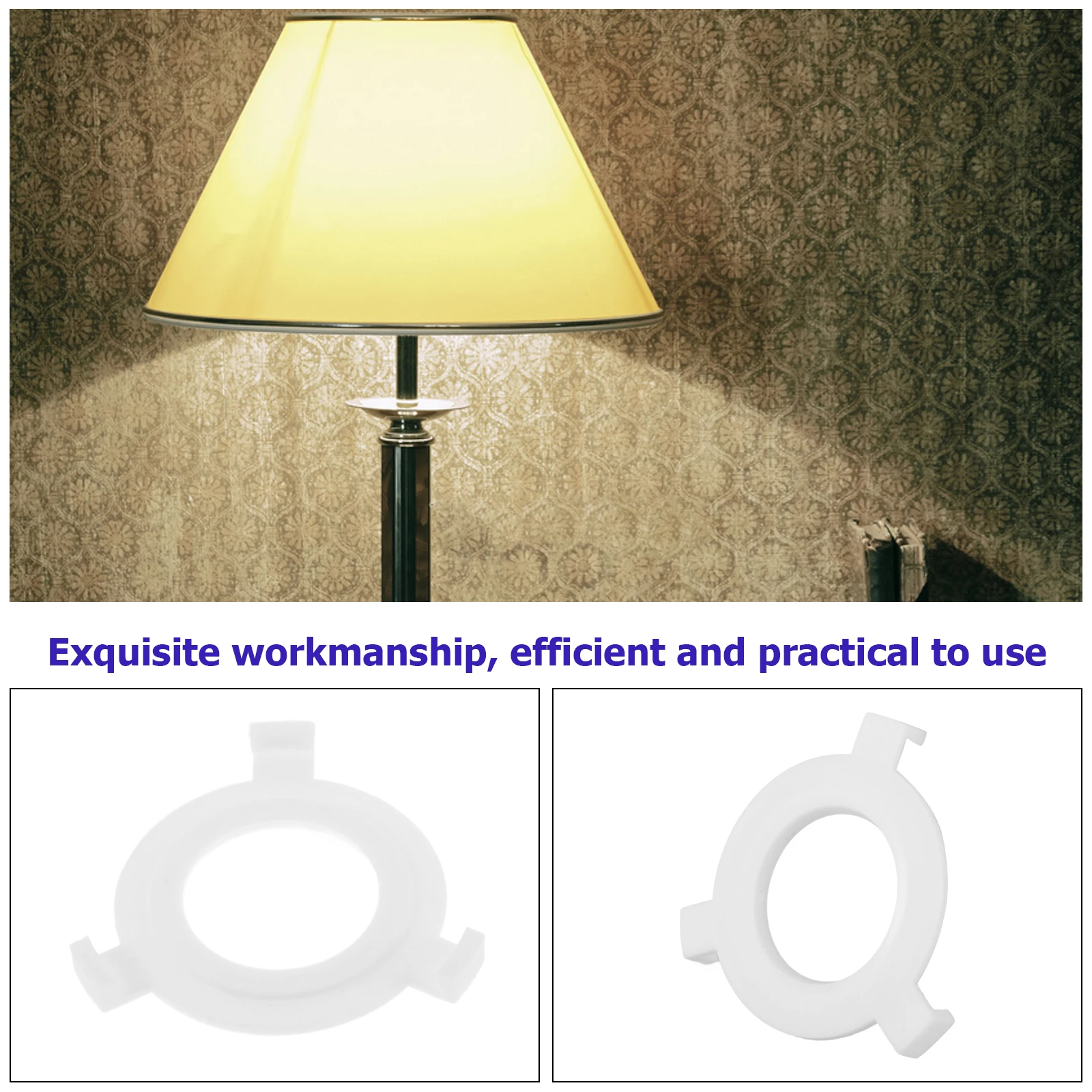 20pcs Lamp Base Converter E27 to 11mm Plastic Adapter for LED Bulb Shade Holder Socket Conversion Garage Shop Workshop