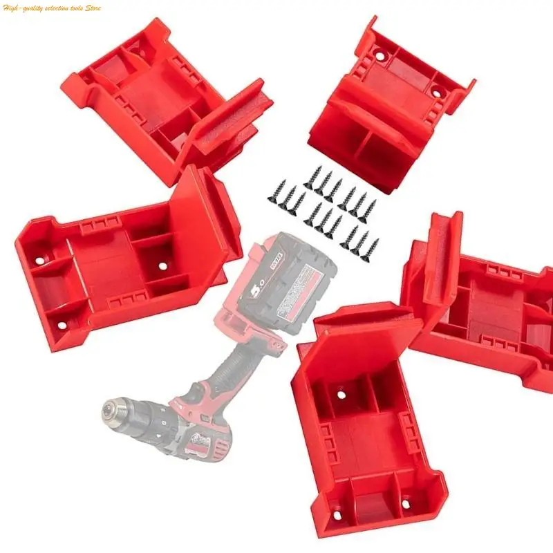 203F 5 stks wandmontage batterijhouder voor batterij Dock houder batterijopslag fixeerbeugel vervanging fixing accessoires