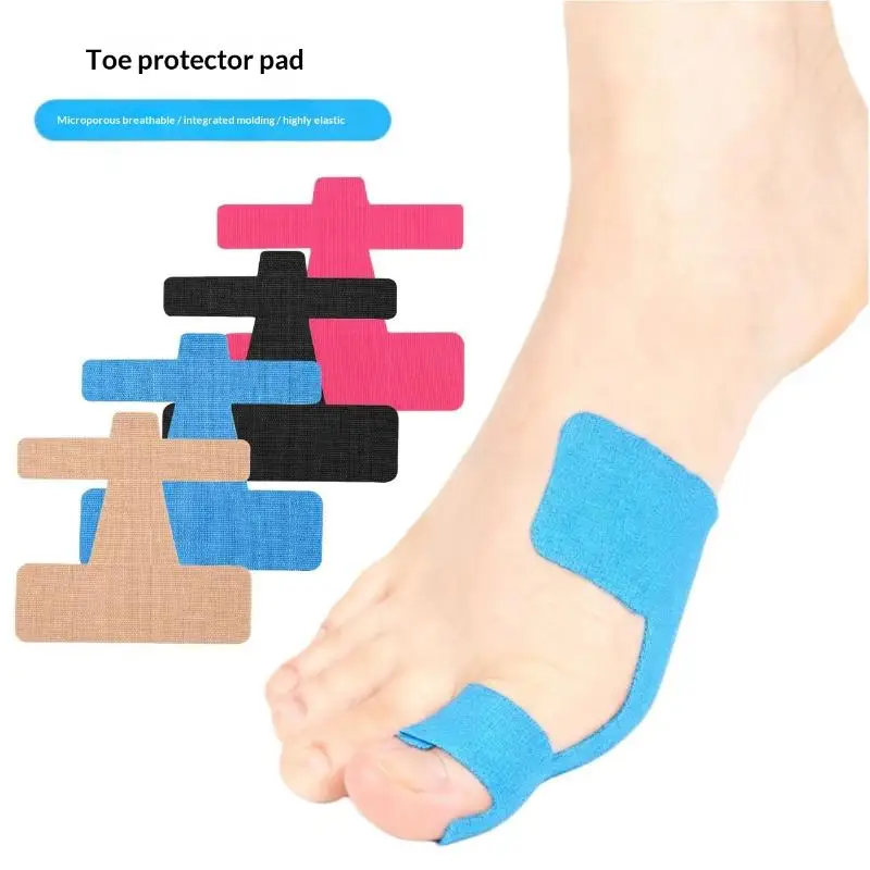 10Pcs Hypoallergenic Latex-Free Tape Precut Kinesiology Tape For Bunion Corrector & Relief Big Toe Support Pain Relief