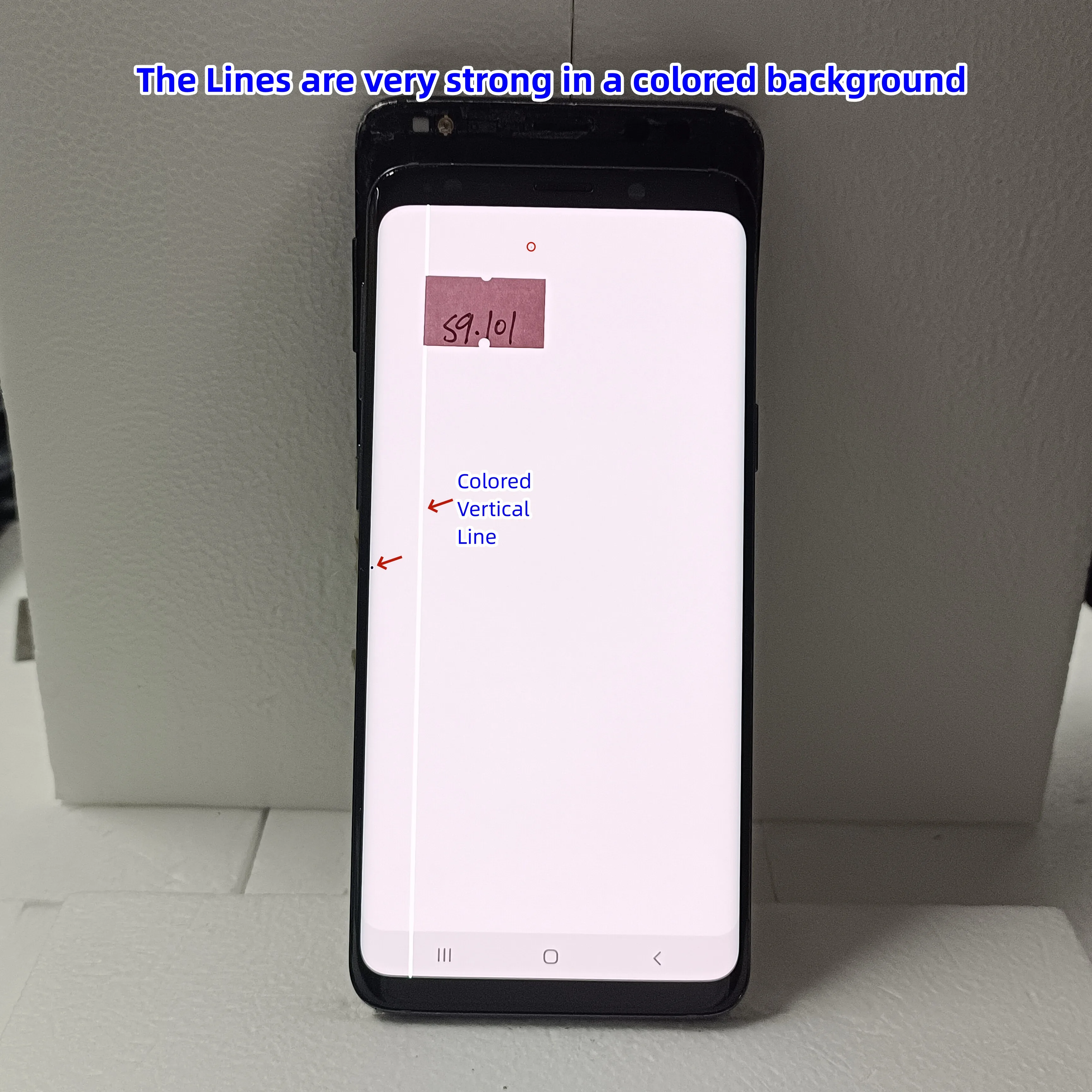 Imagem -03 - Tela Amoled Super 58 Polegadas do Lcd para o Samsung Galaxy s9 G960 G960f Digitador do Tela Táctil Peças de Reparo com Quadro