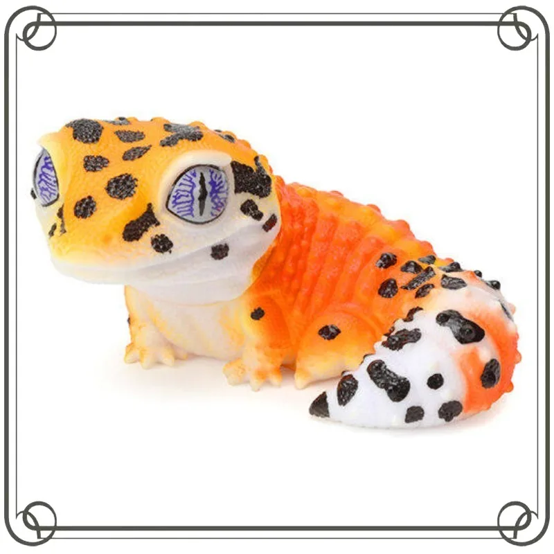 BANDAI Biology Grand Library Hemitheconyx Caudicinctus Gashapon Simulation Animal Collection Ornament Model Toy