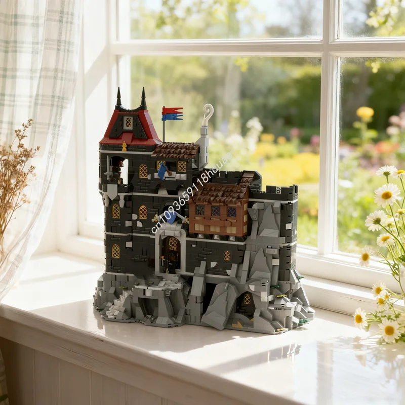 

1367pcs MOC The Black Keep Castle Knightsed Model Building Toy Blocks Architecture Christmas Gifts Assemble Idea Brick Kids