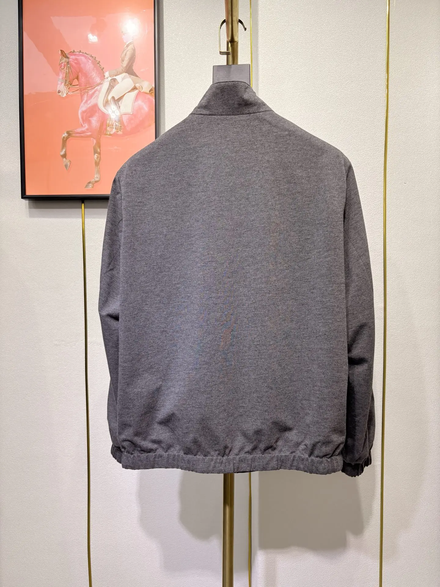 سترة كيتون القديمة ذات النمط القديم على الوجهين وياقة واقفة وبسيطة