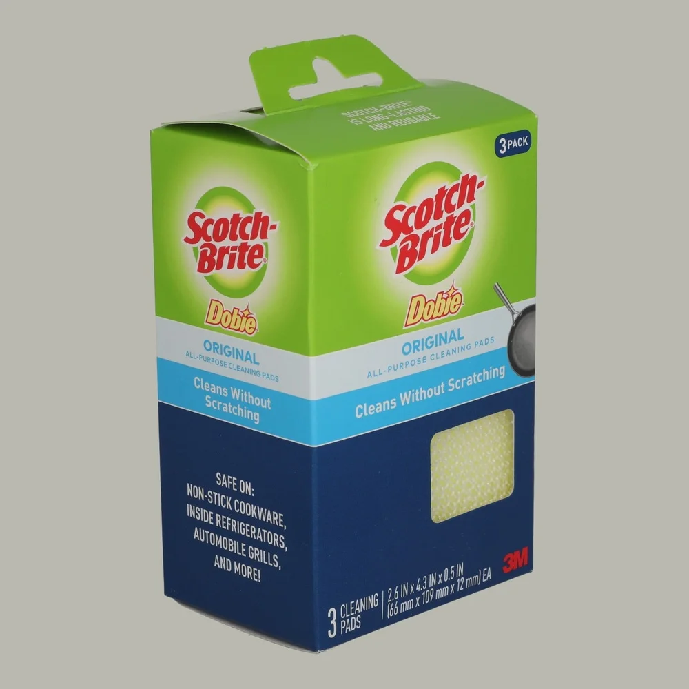 4 Pack Non-Scratch All-Purpose Cleaning Pads Flexible Fast Drying Reusable Scouring Pads Kitchen Bathroom Dishwashing