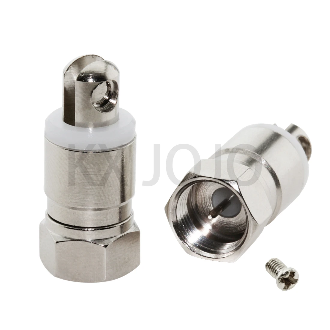 RF Coax Connector SMA Male BNC/TV/F/Universal Head Plug Connector with Screw for Replacement Telescopic Antenna Aerial Control
