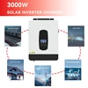 ECGSOLAX 1.8KW 하이브리드 태양광 인버터 12V 220V 그리드 인버터 80A MPPT 충전 컨트롤러 내장 순수 사인파 태양광 인버터 3