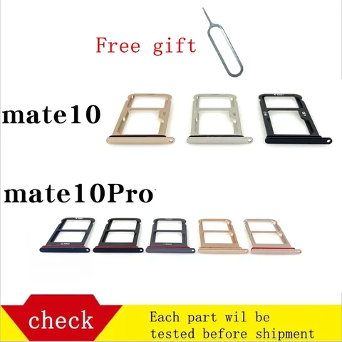 SIM Card Tray:Replacement for Huawei mate10, mate10pro -Quality Perfect Fit Sim Card Holder Slot adapter and Micro SD Card Tray