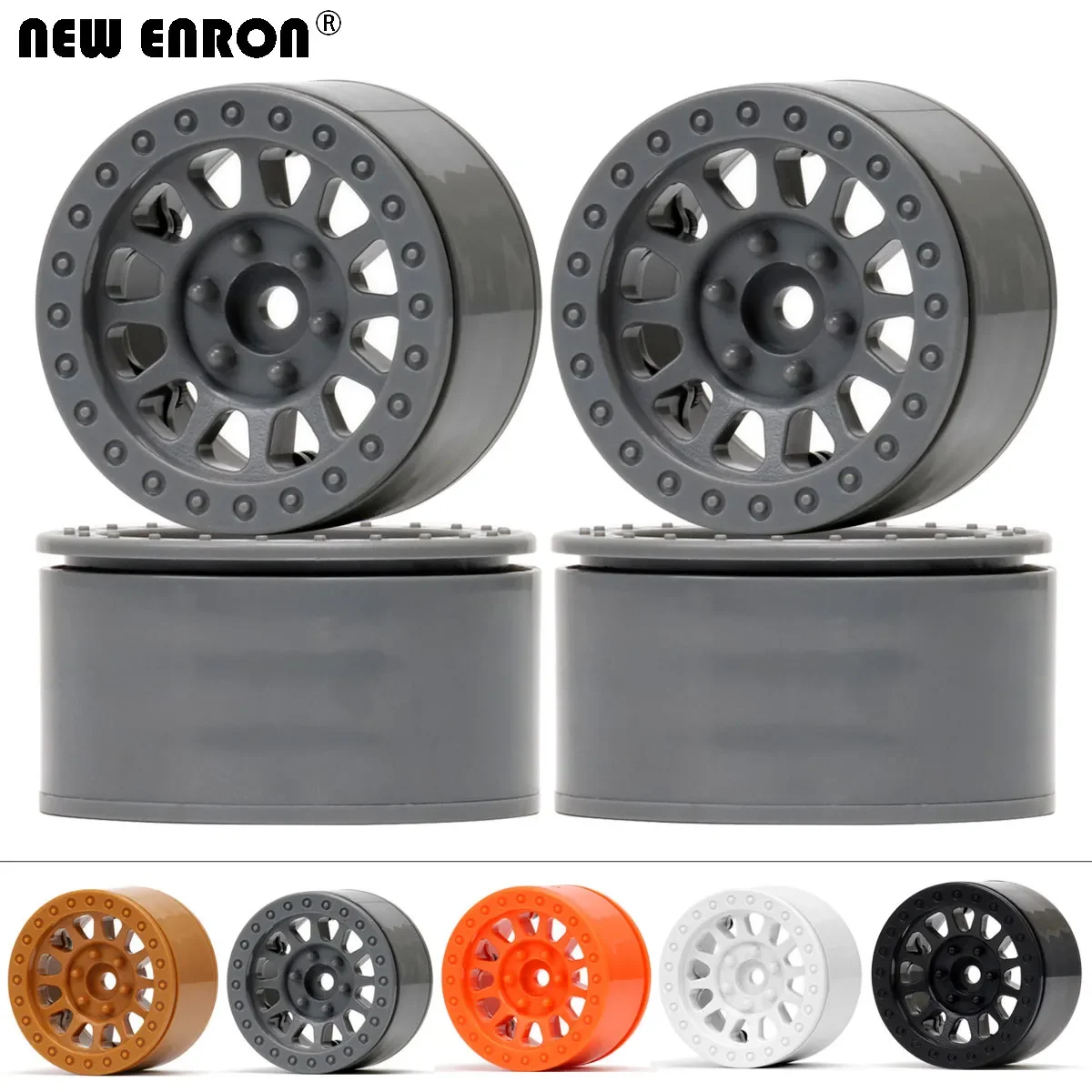 

Пластиковый обод колеса Beadlock 1,9 дюйма 55 мм для RC 1/10 Axial SCX10 II III Traxxas TRX4 Redcat
