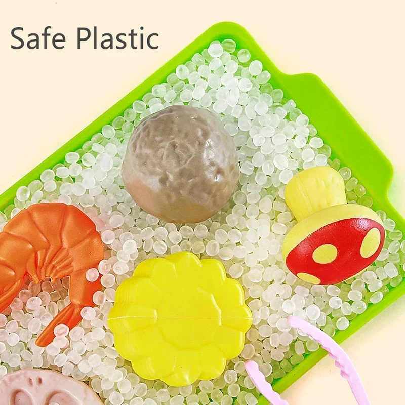 Kids Educational Pretend Play Kitchen - Simulation Vegetable Food Barbecue Cooking Sets Interactive Play House Toys For Girls