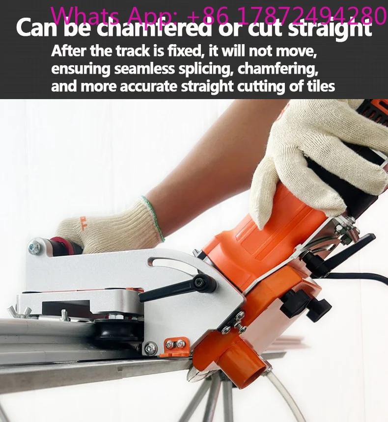 Tile Large Plate Cutting Machine Electric Tile Cutter Straight Cutting 45 Degree Chamfering Cutting Machine Ceramic Cutter