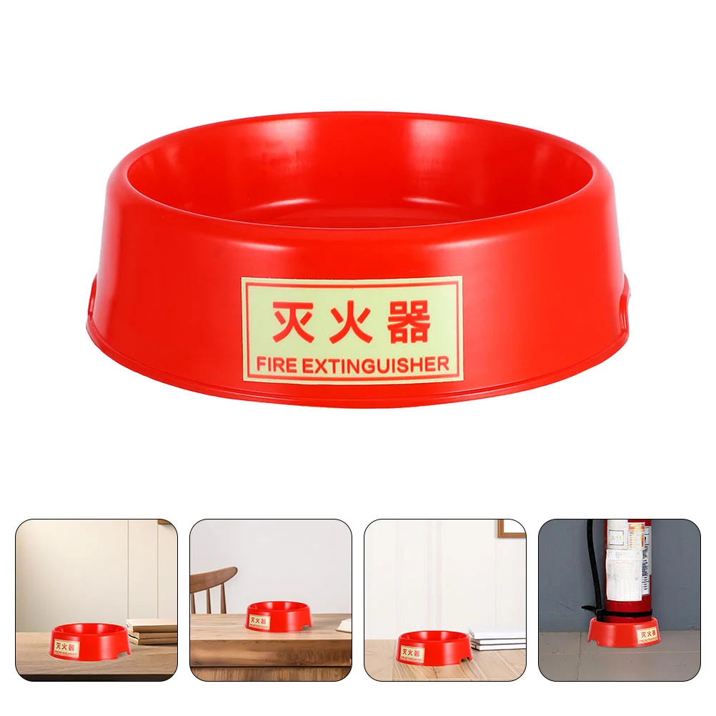 2 PCS Fire Extinguisher Base Stand Plastic Fall to The Ground Floor Mount Apartment Must Haves Holder Brackets Support