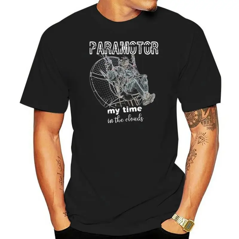 Paramotor Shirt Paramotor Gift PPG Powered Paraglider Shirt Black Unisex