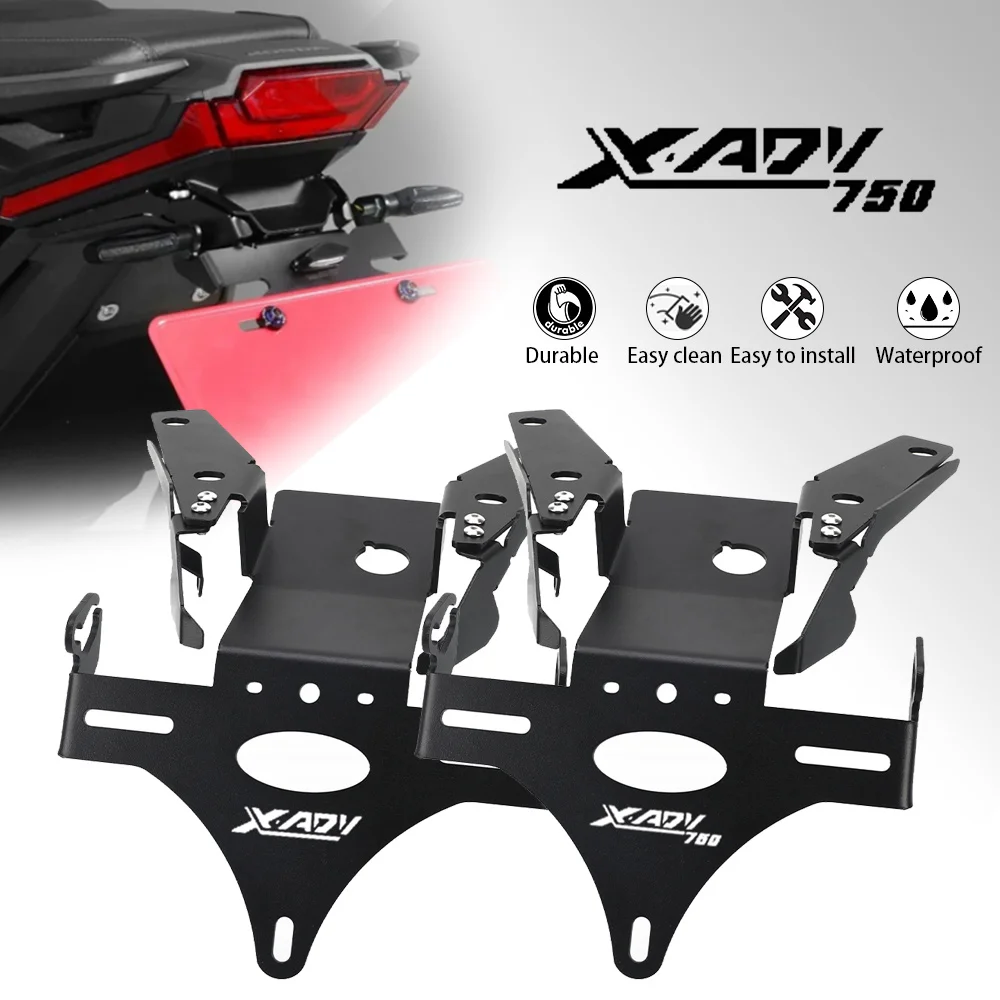 

New FOR HONDA X-ADV XADV 750 2021 Xadv Motorcycle Accessories License Plate Holder Fender Eliminator Registration Bracket 2025