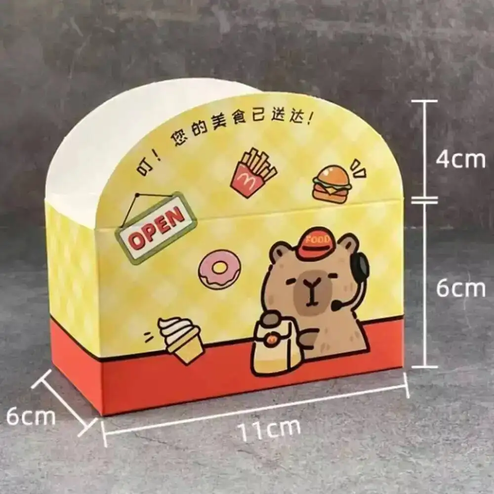 Croissant-Sandwich-Box Kraftpapier Backwaren Brot Donut Verpackungsbox für Bäckerei Frühstück Mittagessen Zubehör 50 Stück/Los – Detail 9