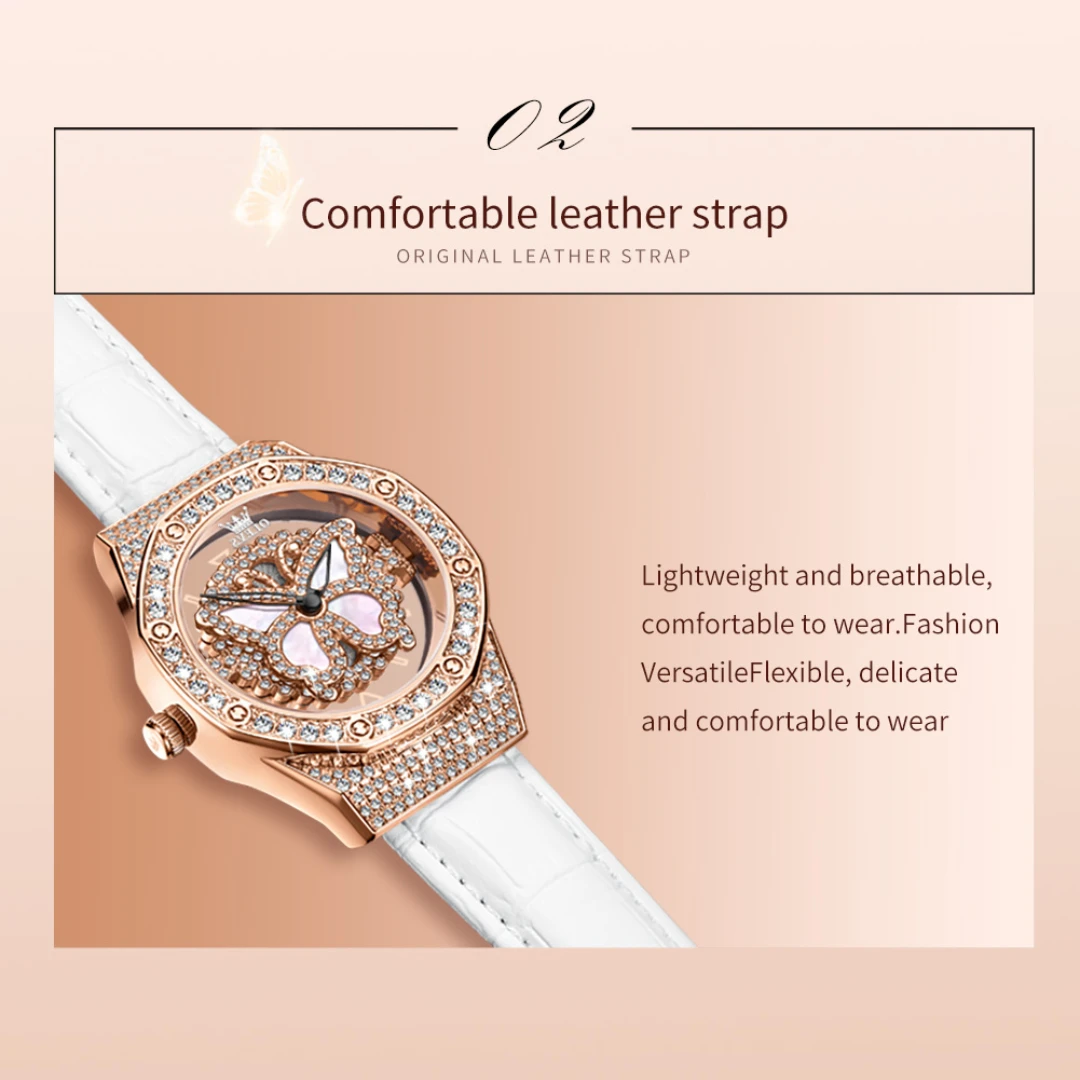 OLEVS 9996 quartz modehorloge cadeau lederen horlogeband polshorloge met ronde wijzerplaat