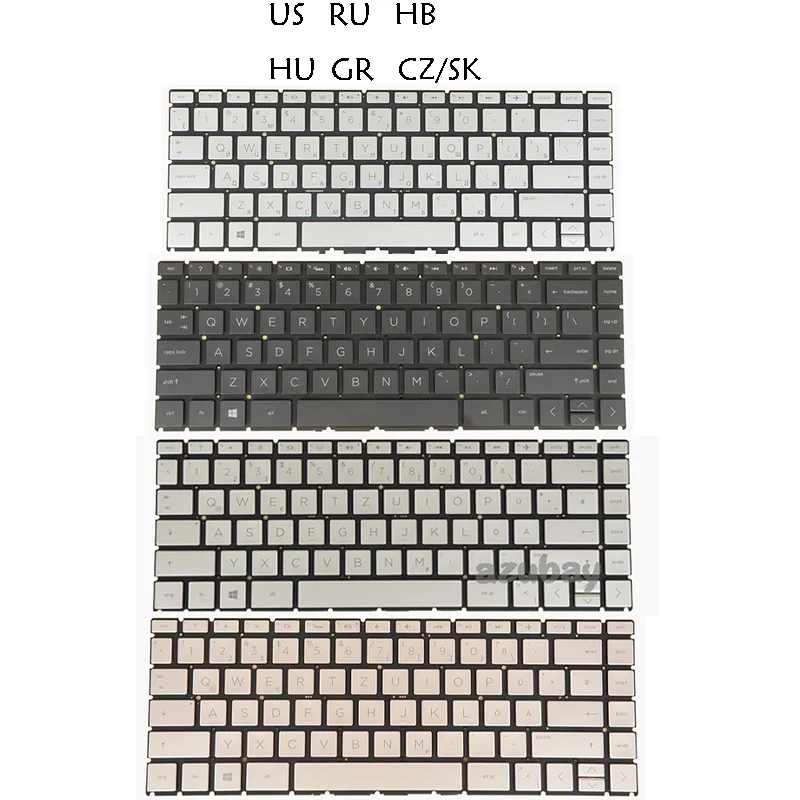 Backlit Keyboard For HP NSK-XM0SV NSK-XM1BV NSK-XM3BW 14-dq0000 14-ma 14-ma0000 14-ma1000 14m-cd US IT RU HB HU GR CZ/SK QWERTY