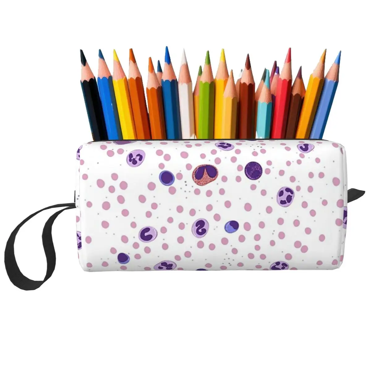 مقلمة صغيرة WBC التفاضلية للمدرسة صندوق القلم حقيبة أقلام رصاص لوازم مكتبية السفر المرأة حقيبة مستحضرات التجميل المنظم الحقيبة