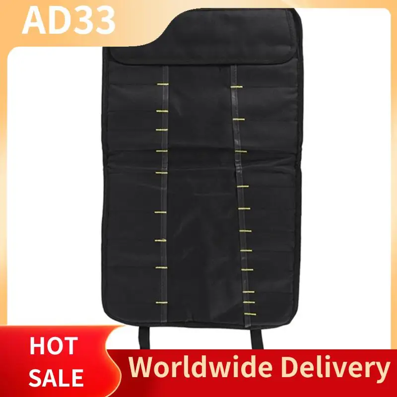 As melhores ofertas 1 pçs multifuncional à prova dwaterproof água oxford pano dobrável rolo saco de armazenamento portátil saco de ferramentas chef faca saco de armazenamento 22 slo