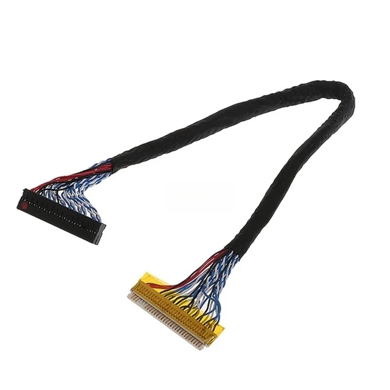 10pcs 8 Bit LVDS Cable FIX-30 Pin 2ch 25cm for 17-26