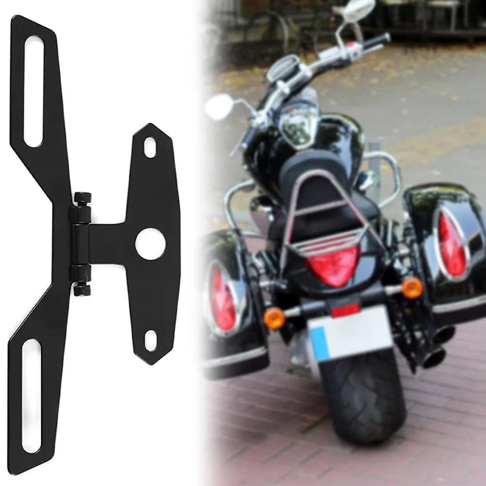 Premium Universal Motorcycle License Plate Bracket - Adjustable Flipper Holder for ATV - view 5