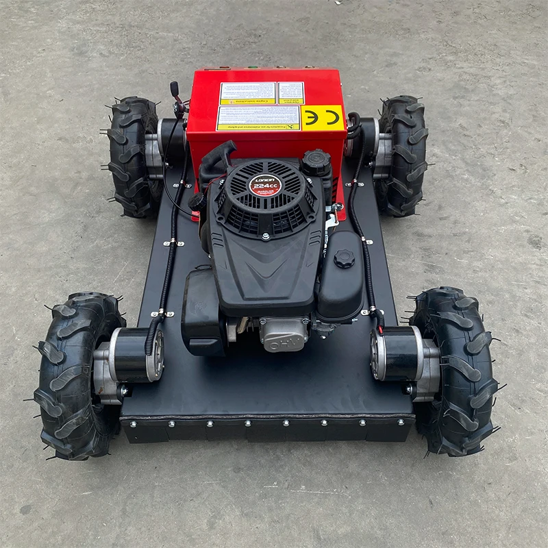 STLF Neu eingetroffener, vierrädriger Rasenschneider, ferngesteuerter Rasenmaschine mit grobem Gelände