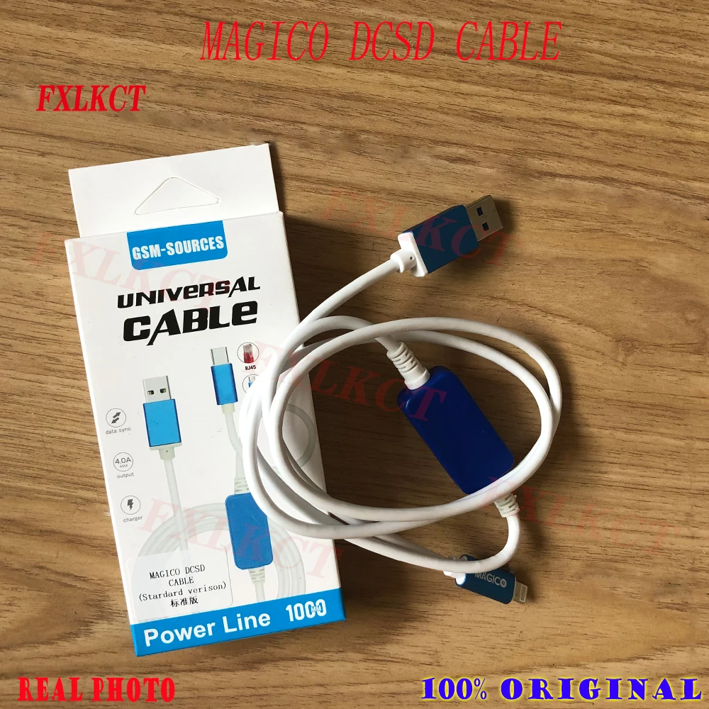 كابل بيانات Magico CFG DCSD لهواتف iPhone 6s-x وiPad، شاشة أرجوانية، هندسة، منفذ تسلسلي، قراءة وكتابة، تنزيل بيانات NAND