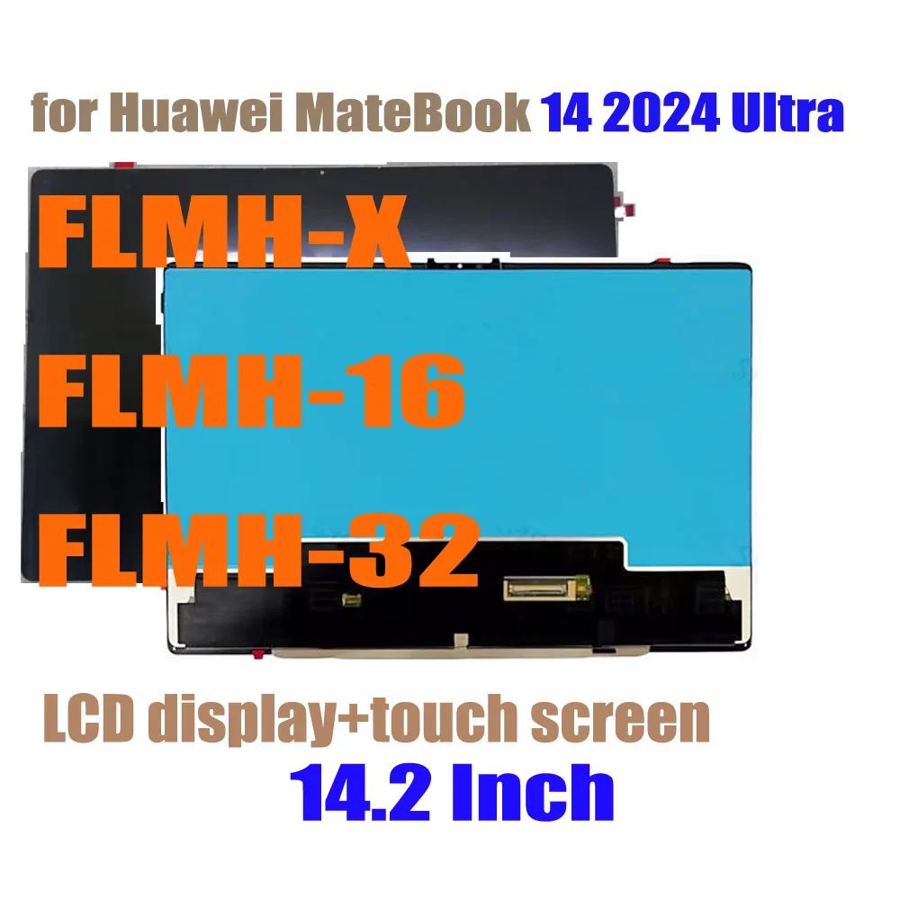 14.2 Inch for Huawei MateBook 14 2024 Ultra FLMH-X FLMH-16 FLMH-32 OLED LCD Display Touch Screen Digitizer Assembly Replacement