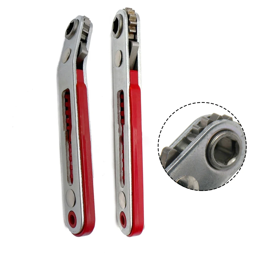 1PC Multifunctional Two-Way Ratchet Screwdriver Set Corner Bend Right Angle Screwdriver Portable Hand Tool Screwdriver Set