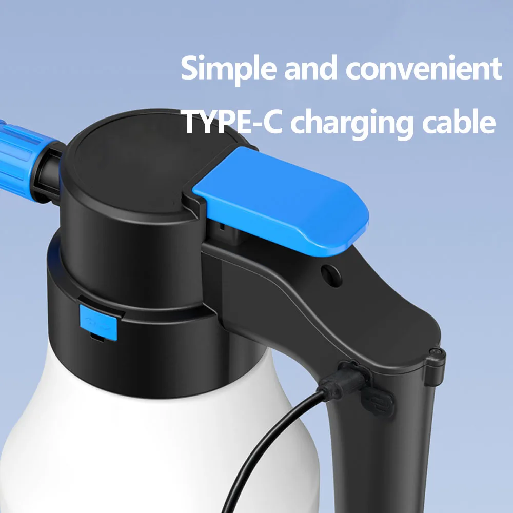 زجاجة رذاذ عالية الضغط لتنظيف السيارة على شكل مروحة، شحن لاسلكي، فلتر تنظيف عالي الضغط، ملحقات السيارة #3