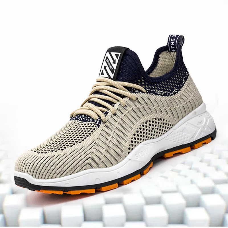 New anti-slip travel running mesh shoes vulcanized casual sports shoes trendy shoes for men