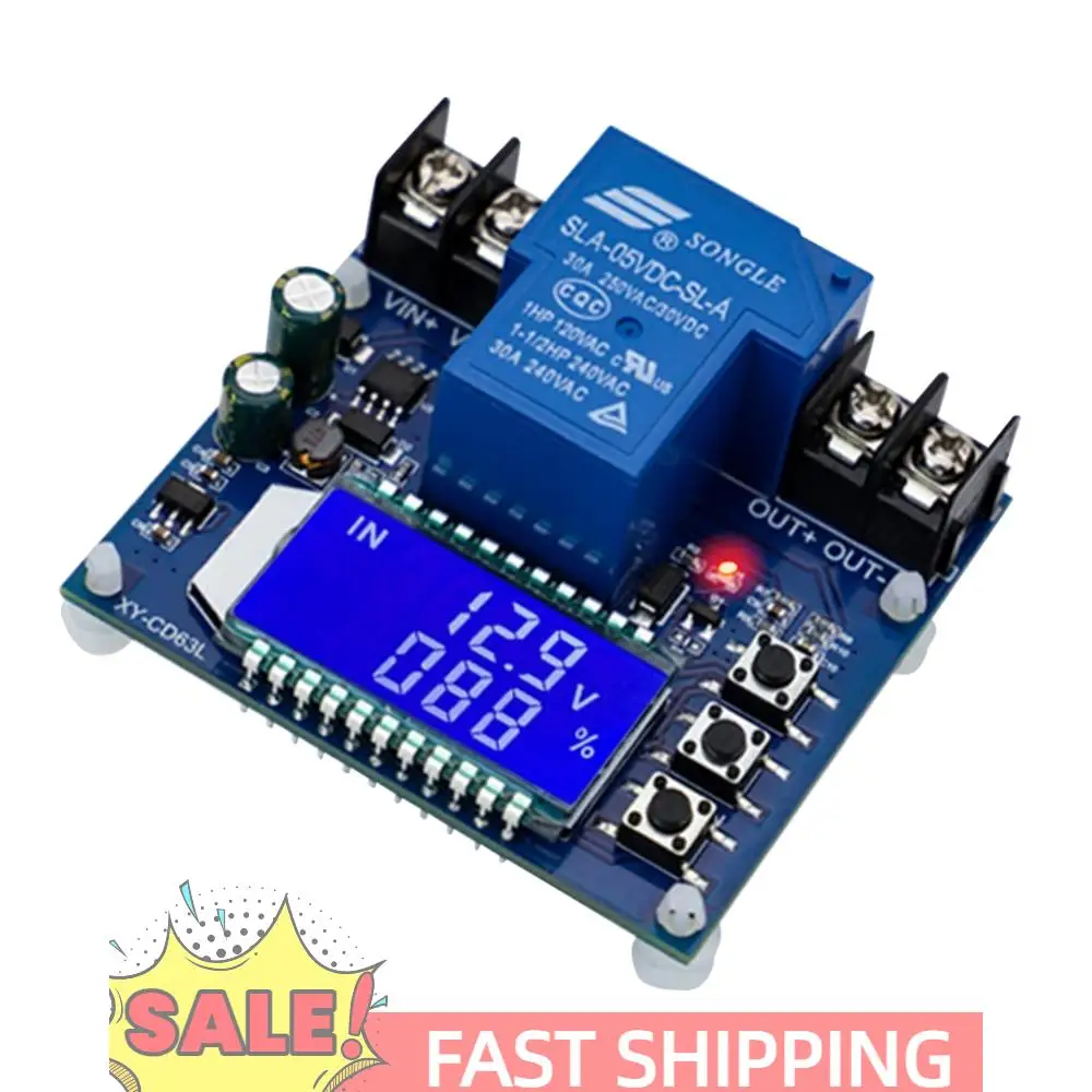 

XY-CD63L Модуль отключения низкого напряжения 30A DC6-60V Плата защиты от зарядки и разрядки от защиты от разряда