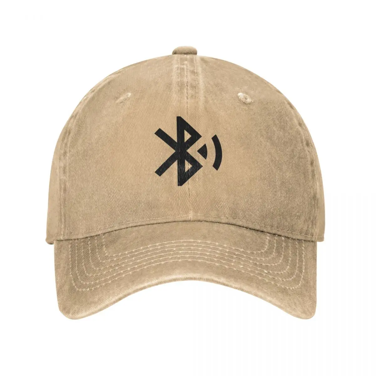 Bluetooth Logo Icon Men Women Baseball Cap Distressed Cotton Hats Cap Fashion Outdoor All Seasons Travel Headwear