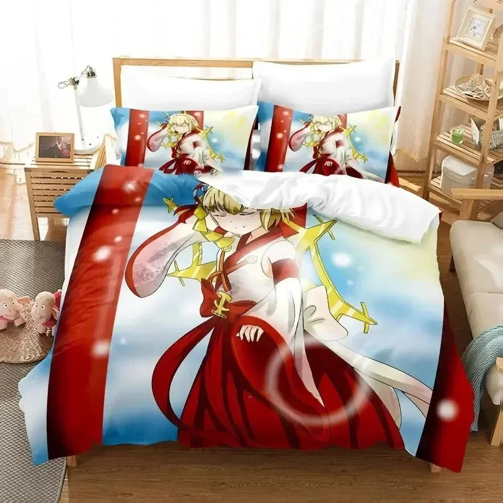 

Anime Shoujo Kageki Revue Starlight Bedding Set Printed Bed Set With Pillowcase Duvet Cover Soft Queen King Size Bedclothes Home