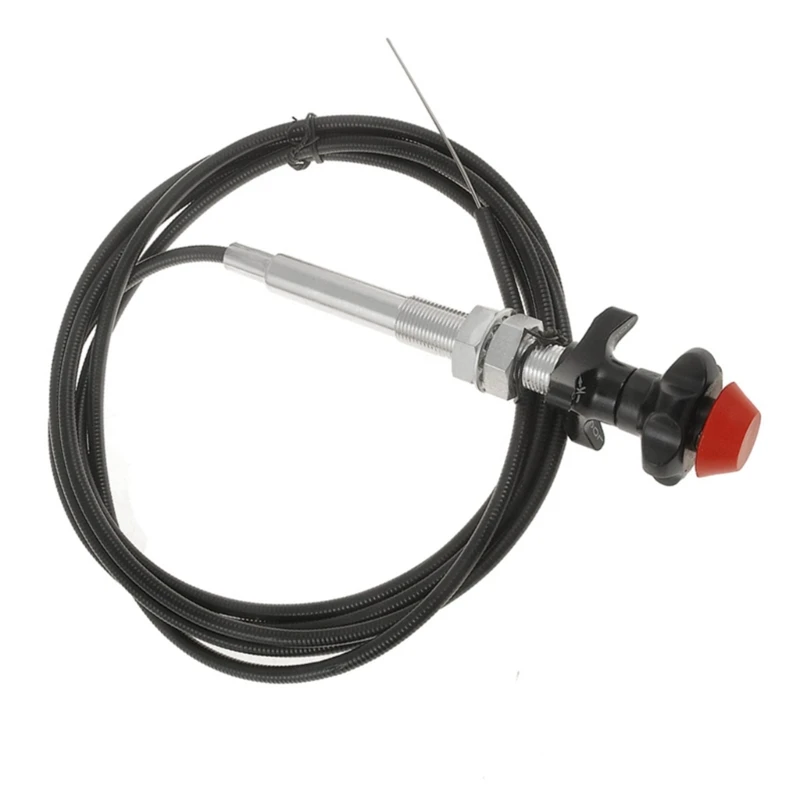 

Multi Purpose Universal Car Accesseries 10FT Heavy Duty Vernier Locking Throttle Cable 55204 VCGTX10 Truck Spare Parts