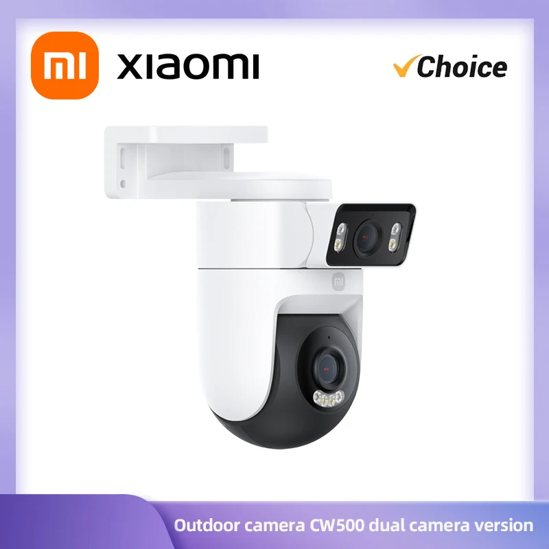 NEW Xiaomi Outdoor CW500 Dual Camera Version IP66 Security Protection CCTV AI Detection Full-Color Night Vision Smart Home